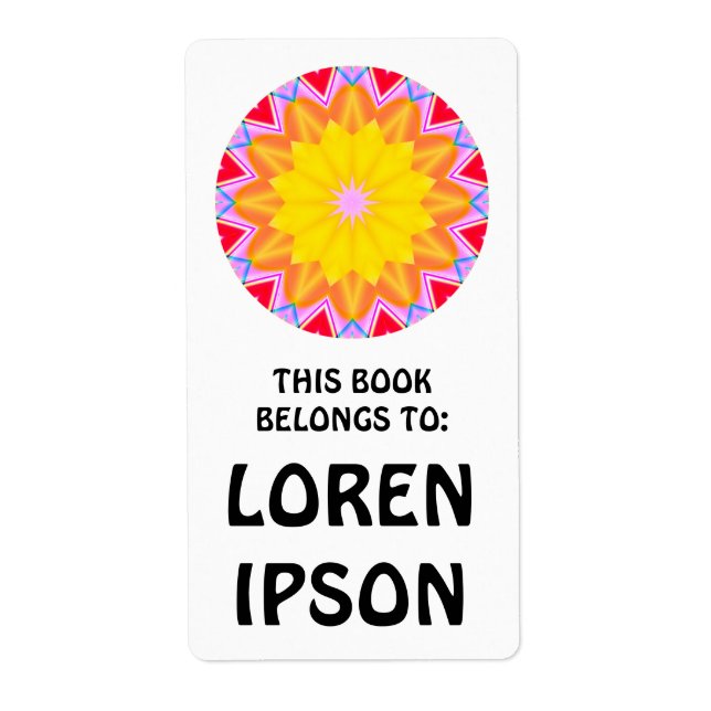 Etiqueta Caleidoscópio - Chapa (Frente)