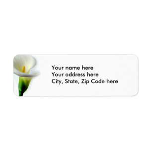 Etiqueta Calla branco 1