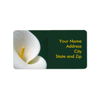 Etiqueta Calla em preto