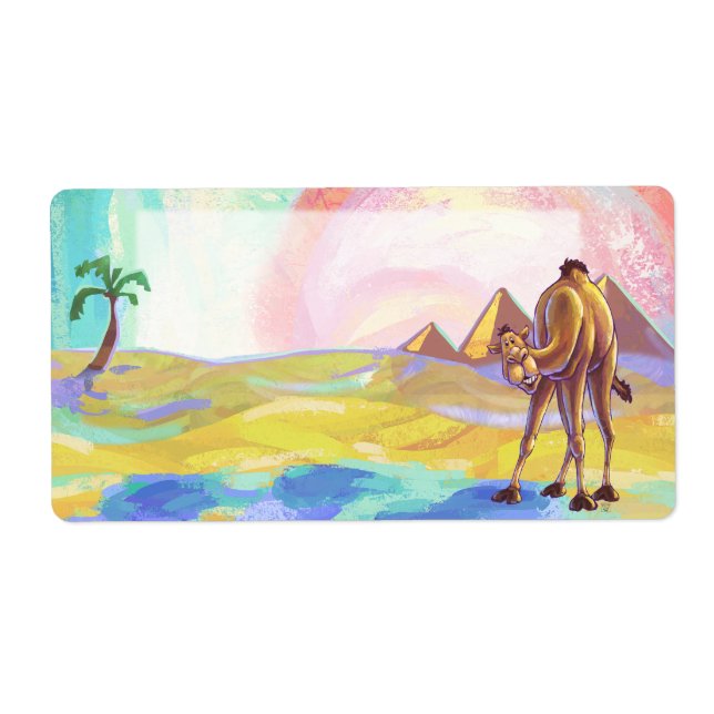 Etiqueta Camel Stationery (Frente)