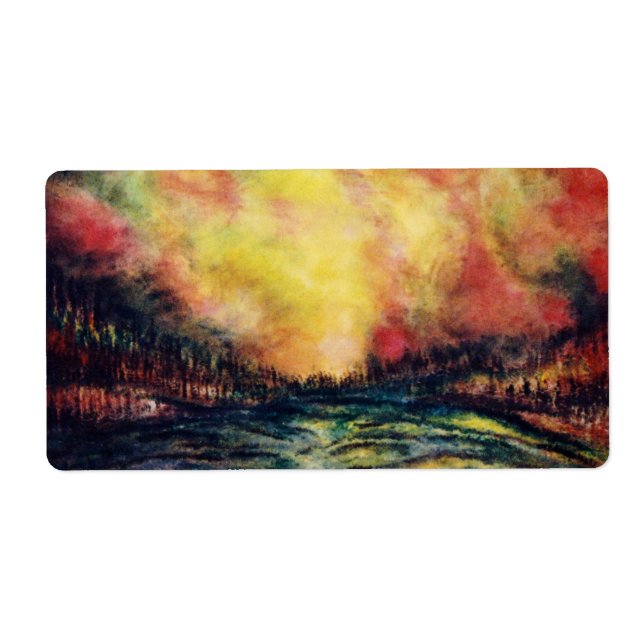 Etiqueta Caminho pacífico (Frente)