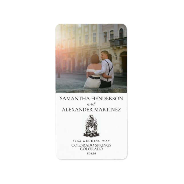 Etiqueta Campfire Love (Frente)