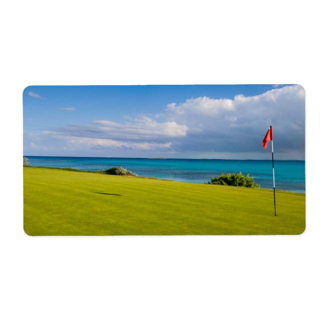 Etiqueta Campo de Golfe (Frente)