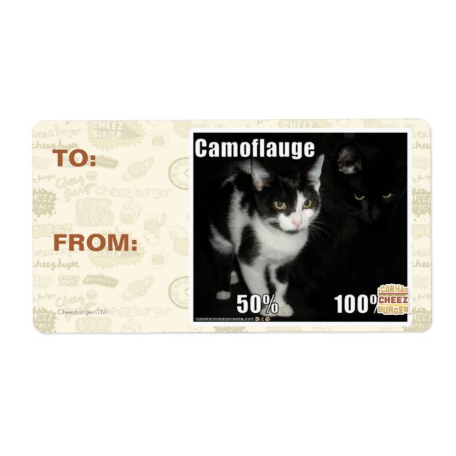 Etiqueta Camuflagem (Frente)