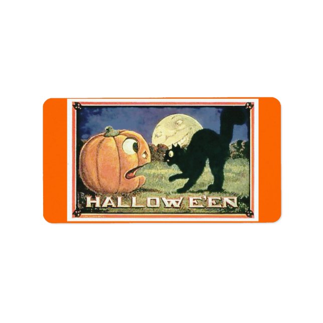 Etiqueta Candy Bag Halloween (Frente)