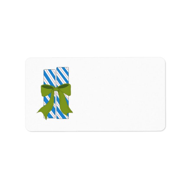 Etiqueta Candy Cane Sticks (Frente)