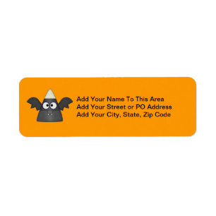 Etiqueta Candy Corn Bat