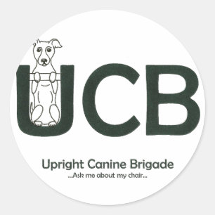 Etiqueta canina ereta da brigada