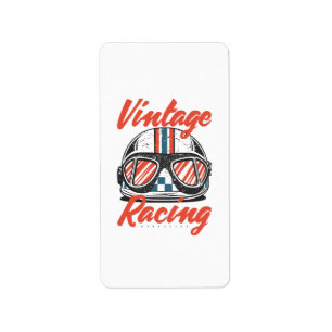 Etiqueta Capacete de Corrida
