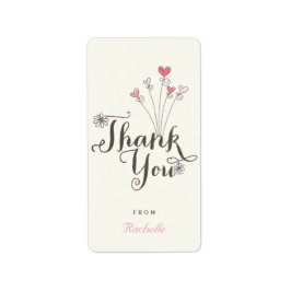 Etiqueta Caprichosa Aniversária de 1 ano Obrigada