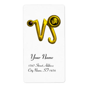 Etiqueta CAPRICORN DOURADO ZODIAC BIRTHDAY JEWEL Black Onyx