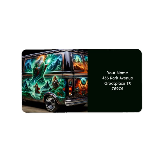 Etiqueta Car Fantasy Paint (Frente)