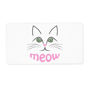 Etiqueta Cara de gato