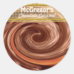 Etiqueta Caramelo de Chocolate