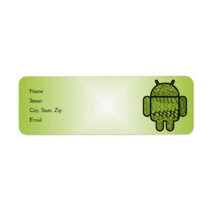 Etiqueta Caráter de porta de Paisley para Android™