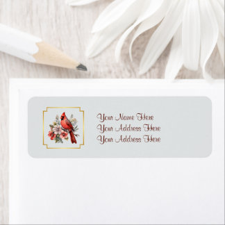 Etiqueta Cardinal Return Address Labels Matching Set