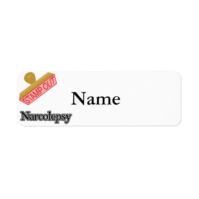 Etiqueta Carimbo Fora de Narcolepsia (Frente)