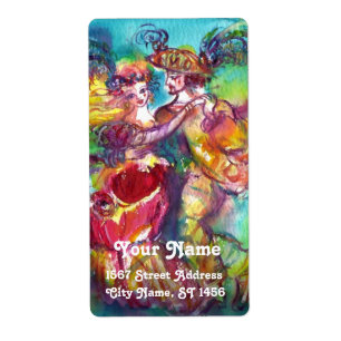 Etiqueta CARNIVAL DANCE Venetian Mascarada Ball