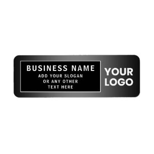 Etiqueta Carregar logotipo ou código QR Qualquer gradient