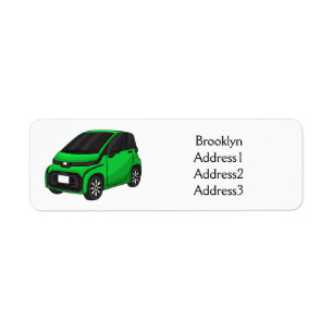 Etiqueta Carro verde e fino