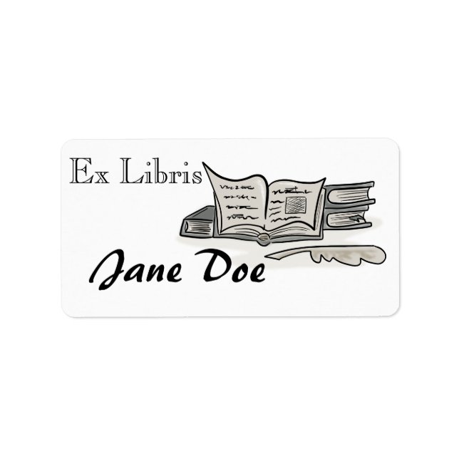 Etiqueta Cartão de Visita Clássico (Frente)