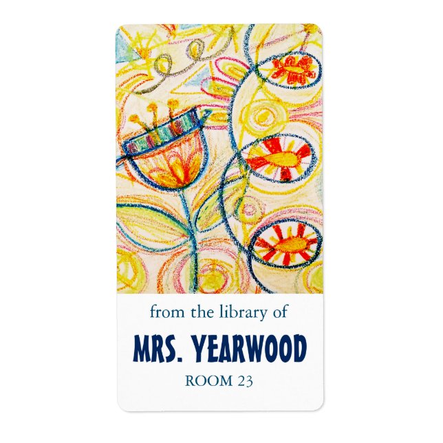 Etiqueta Cartazes de Arte Crayon (Frente)