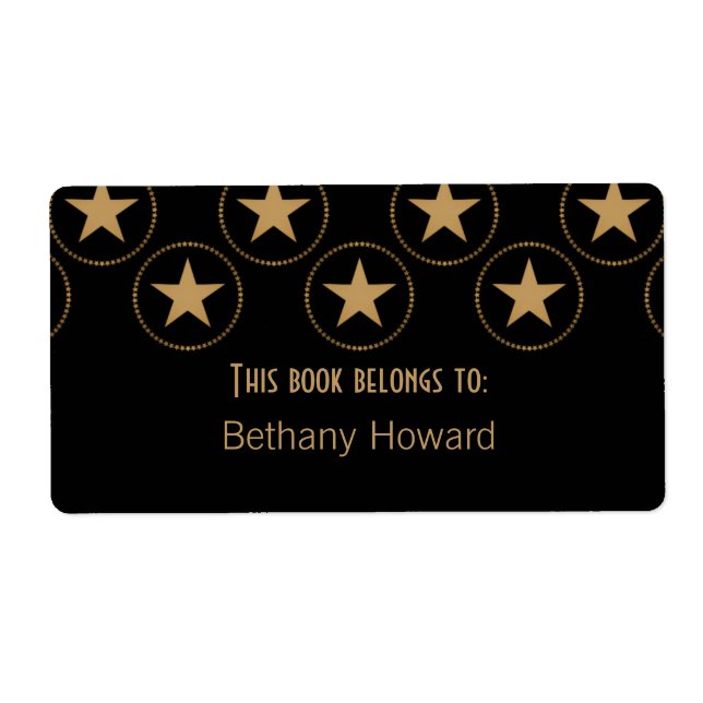 Etiqueta Cartazes de Estrelas Clássicas (Frente)