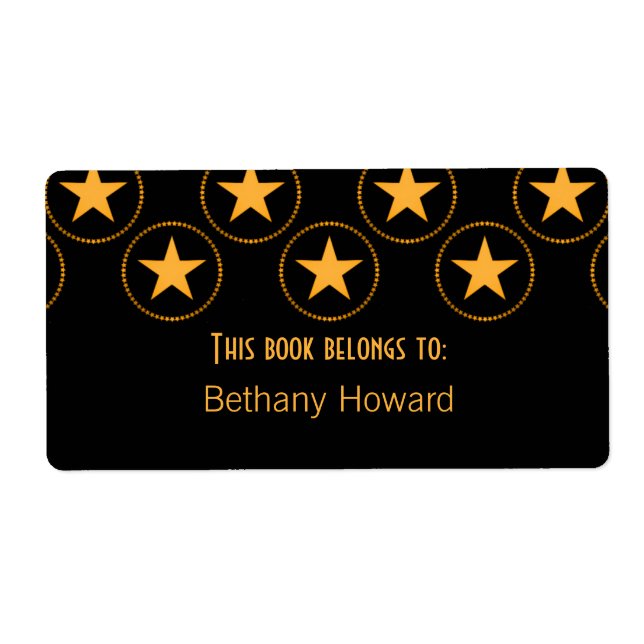 Etiqueta Cartazes de Estrelas Clássicas (Frente)