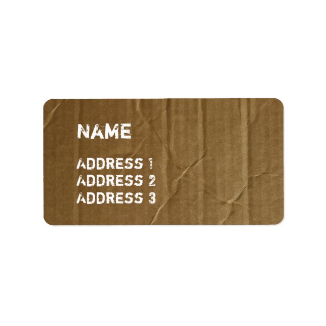 Etiqueta Cartolina Engraçada (Frente)