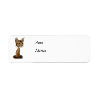 Etiqueta Cartoon Aby