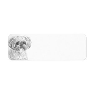 Etiqueta Carvão vegetal de Shih Tzu