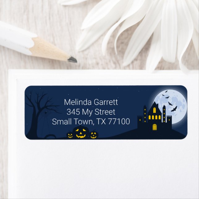 Etiqueta Casa Assombrada de Spookeen Pumpkin (Insitu)