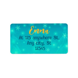 Etiqueta Casa de Doces de Natal e Ano Novo
