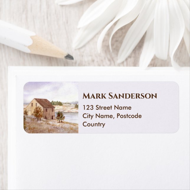 Etiqueta Casa dos Pescadores - Costura da Noruega (Insitu)