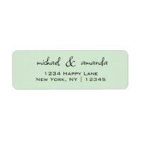 Casais Simples Mínimo Informal Verde Claro
