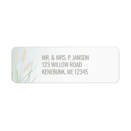 Etiqueta Casamento Botânico Costeiro