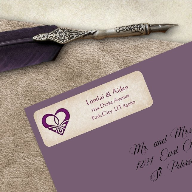 Etiqueta Casamento Celtic Viking Fantasy (Criador carregado)