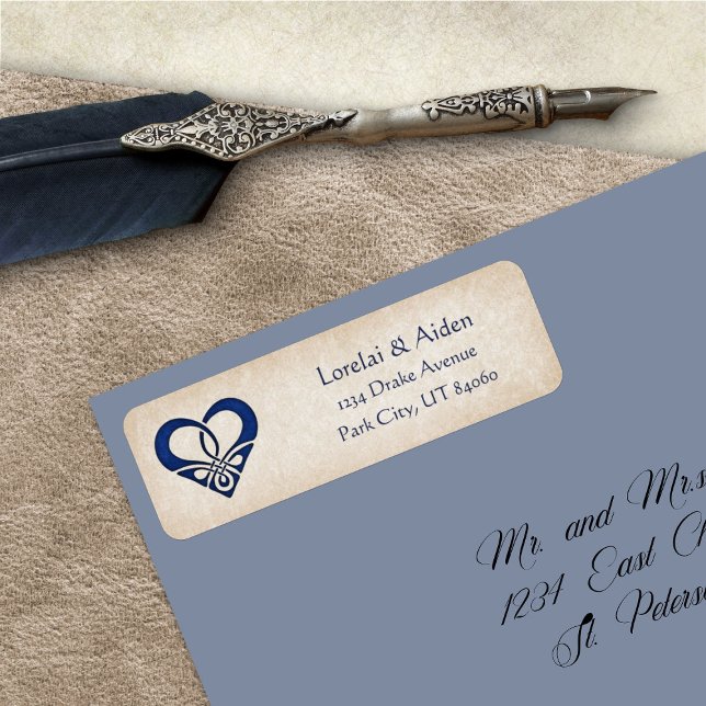 Etiqueta Casamento Celtic Viking Fantasy (Criador carregado)