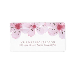 Etiqueta Casamento Chic Cherry Blossoms