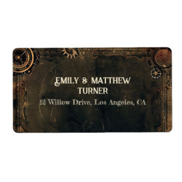 Etiqueta Casamento com Steampunk Noir