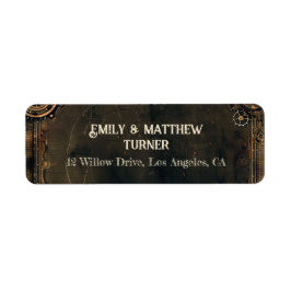 Etiqueta Casamento com Steampunk Noir