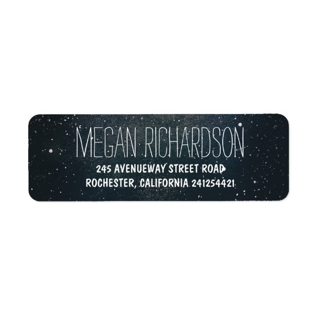 Etiqueta Casamento da noite estelar (Frente)