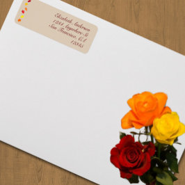 Etiqueta Casamento de Folhas