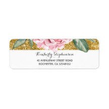 Casamento Dourado e branco, cor-de-rosa-palha