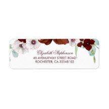 Casamento Elegante das Flores de Borgonha