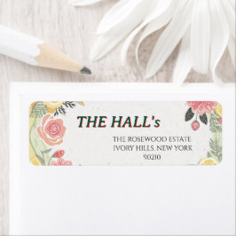 Etiqueta Casamento Elegante de Julho