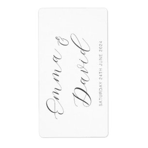 Etiqueta Casamento Elegante Personalizado