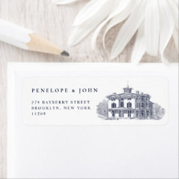 Etiqueta Casamento em Villa Italiana Vintage Elegante - End