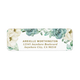 Etiqueta Casamento Férreo De Ivory, Elegante Por Aquarela S