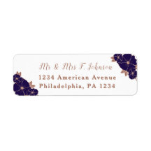 Casamento floral moderno floral azul-de-cobre e me